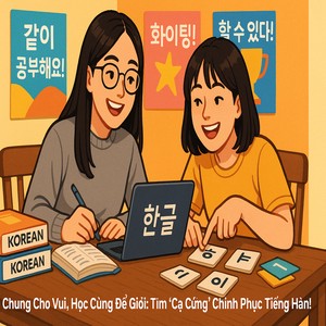 Tìm "Cạ Cứng" Học Tiếng Hàn: Vui Hơn, Hiệu Quả Hơn!