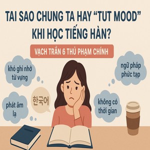 Học Tiếng Hàn Chán Nản? Nhận Diện 6 "Kẻ Thù" Gây Mất Động Lực!